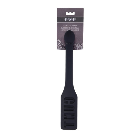 EDGE CUNT Silicone Paddle - Silicone Paddle with Insertable Handle