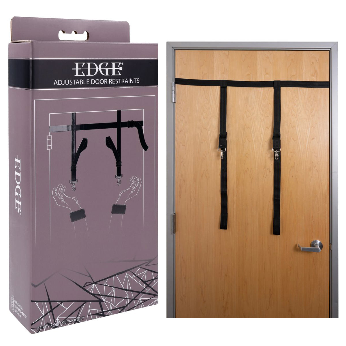 EDGE Adjustable Door Restraints - Restraints (Cuffs not included)