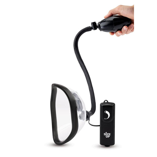 Size Up Vibrating Pussy Pump - Vibrating Vagina Pump
