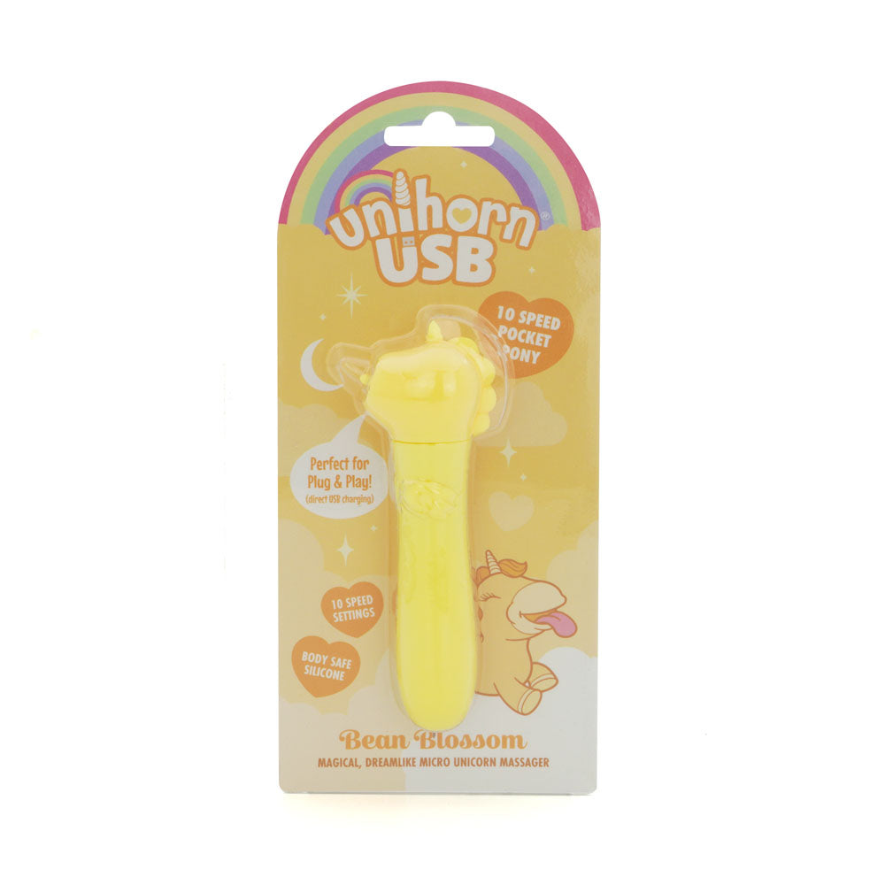Unihorn - USB Bullet - Bean Blossom - USB Rechargeable Vibrating Bullet