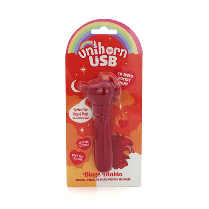 Unihorn - USB Bullet - Blaze Diablo - USB Rechargeable Vibrating Bullet