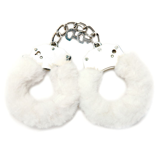 WhipSmart Classic Furry Cuffs – White