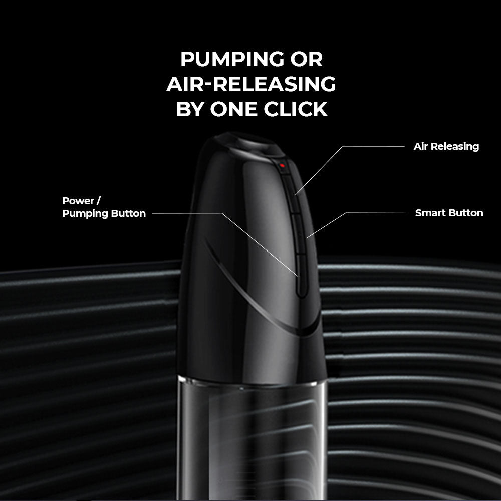 LuvPump Smart Penis Pump - USB Rechargeable 2-in-1 Automatic Penis Pump