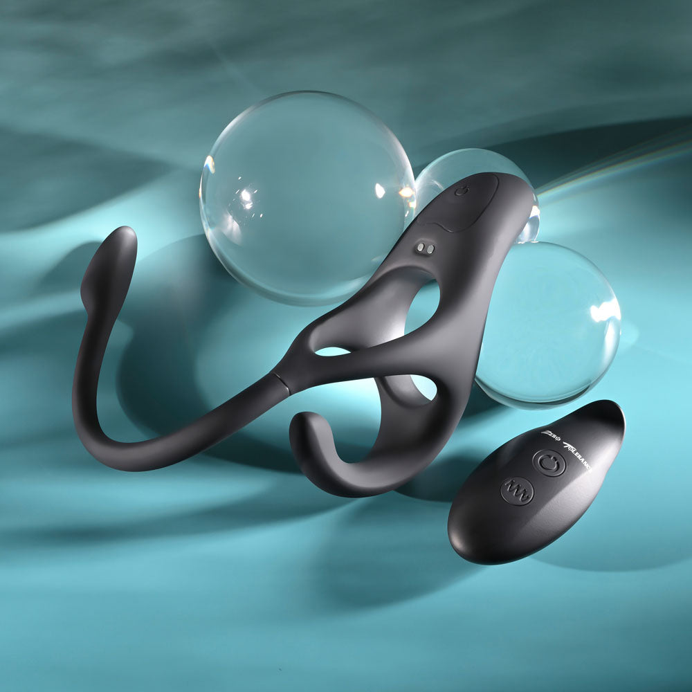 Zero Tolerance ALL THE BASES - USB Rechargeable Vibrating Cock Ring with Wireless Remote