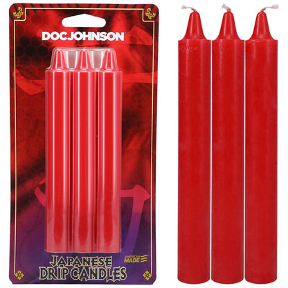 Japanese Drip Candles – Red