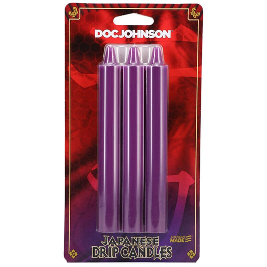 Japanese Drip Candles – Purple