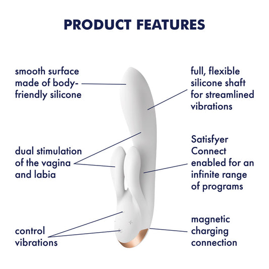 Satisfyer Double Flex – White