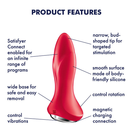 Satisfyer Rotator Plug 1 – Red