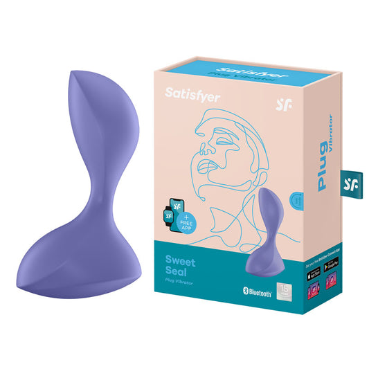 Satisfyer Sweet Seal App-Controlled Anal Vibrator – Purple