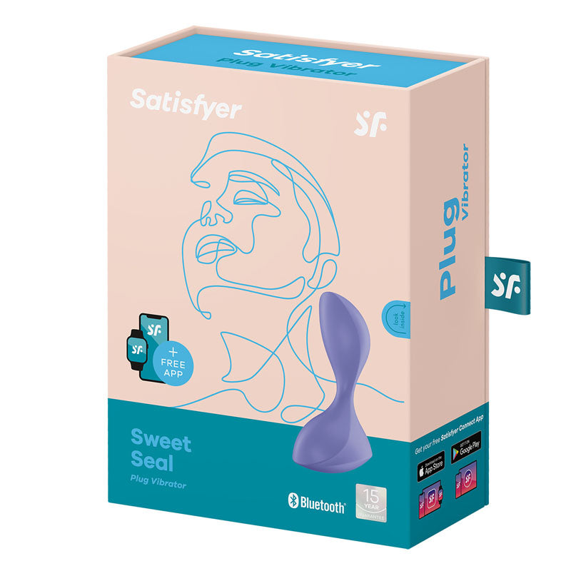 Satisfyer Sweet Seal App-Controlled Anal Vibrator – Purple