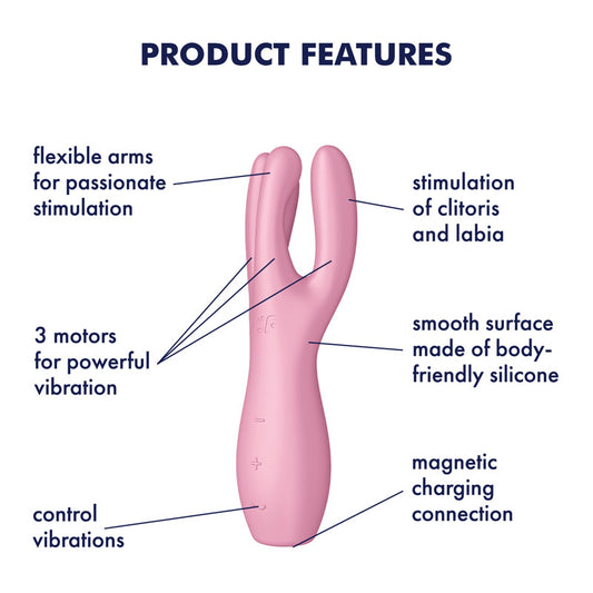 Satisfyer Threesome 3 – Pink