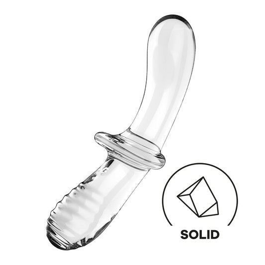 Satisfyer Double Crystal Glass Dildo – Clear