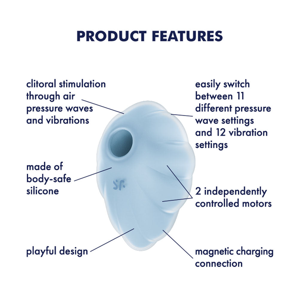 Satisfyer Cloud Dancer – Blue
