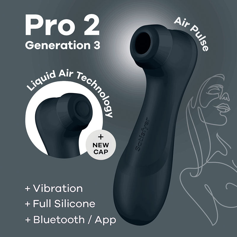 Satisfyer Pro 2 Generation 3 with App Control – Black
