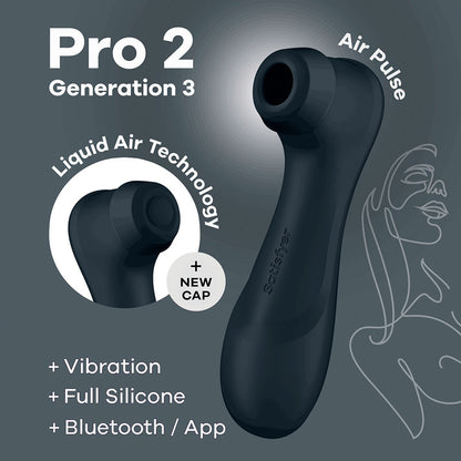 Satisfyer Pro 2 Generation 3 with App Control – Black