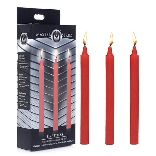 Master Series Fetish Drip Candles – Red