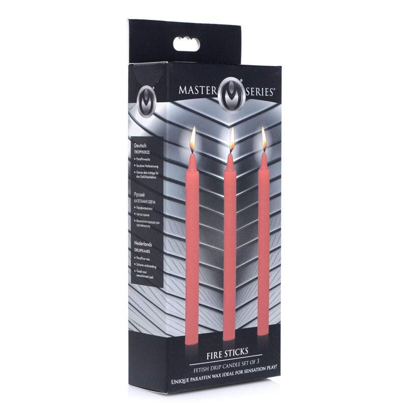 Master Series Fetish Drip Candles – Red