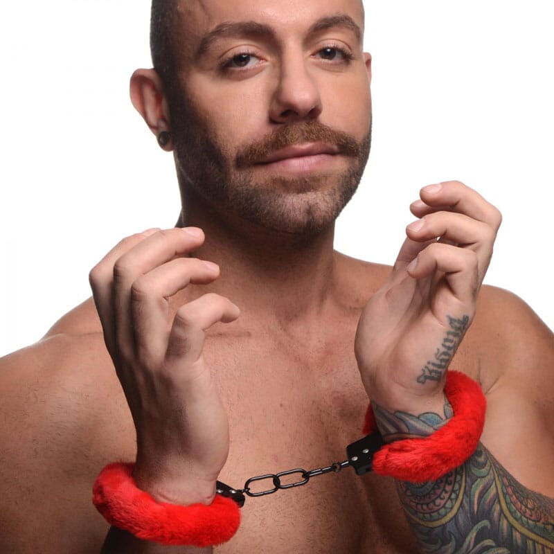Master Series Cuffed in Fur – Red
