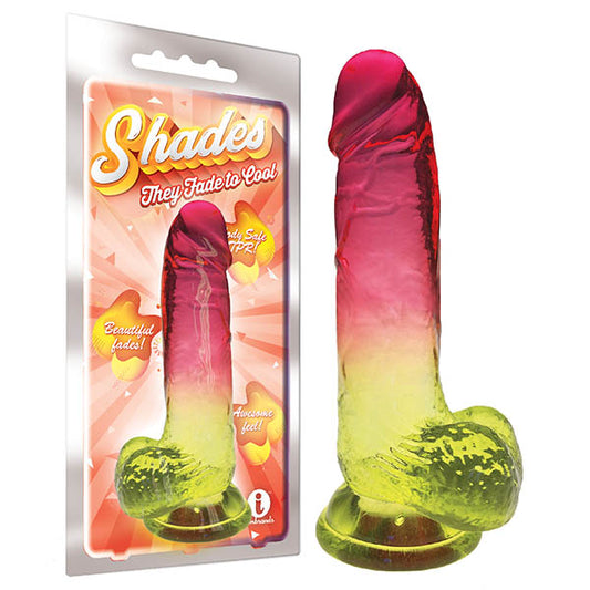 Shades 8'' Jelly TPR Dong – Pink