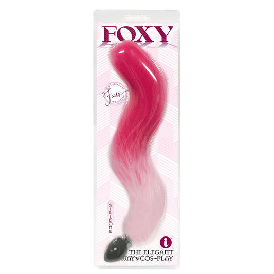Foxy Fox Tail Silicone Butt Plug – Pink