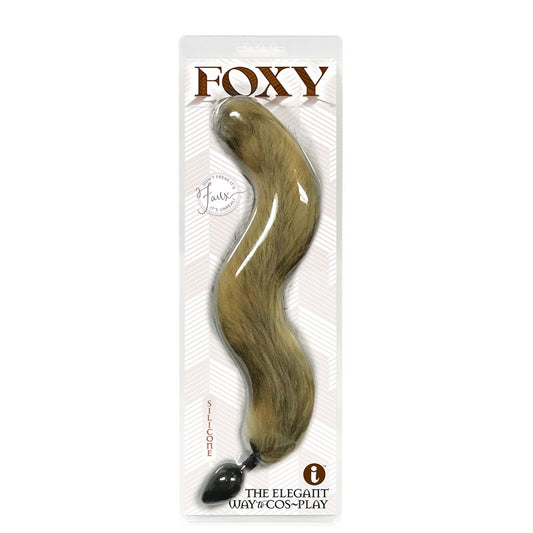 Foxy Fox Tail Silicone Butt Plug – Brown