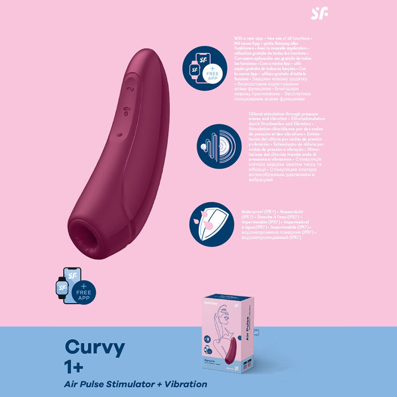 Satisfyer Curvy 1+ – Red