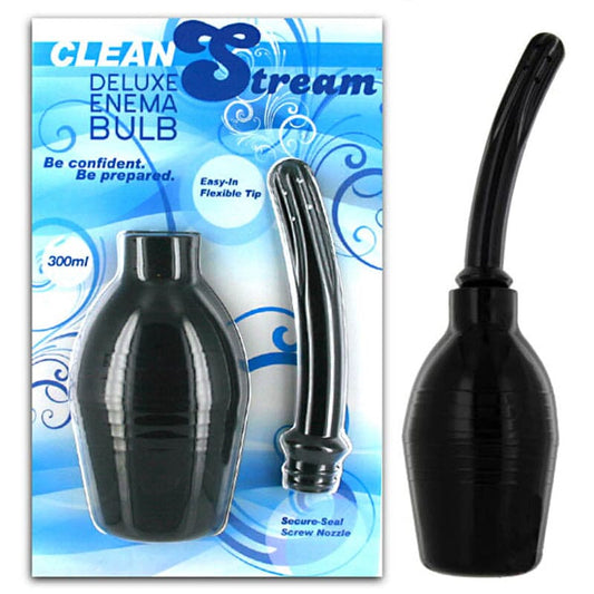 Cleanstream Deluxe Enema Bulb – Black