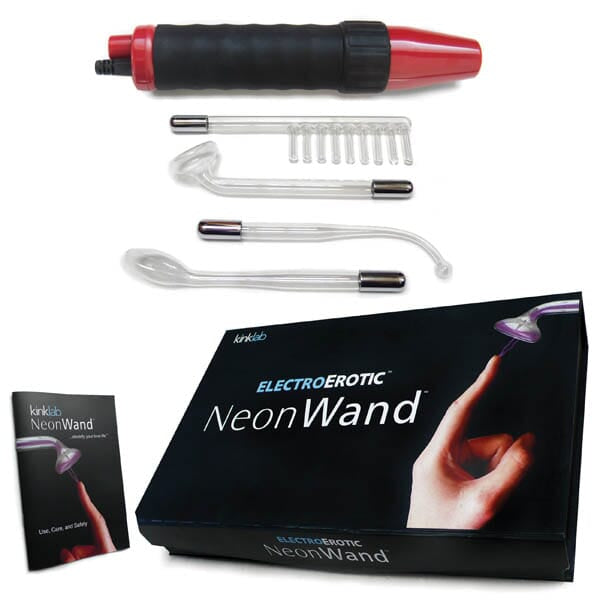 KinkLab Neon Wand Electrosex Kit – Red