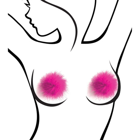 Sexy AF - Nipple Couture Marabou – Pink