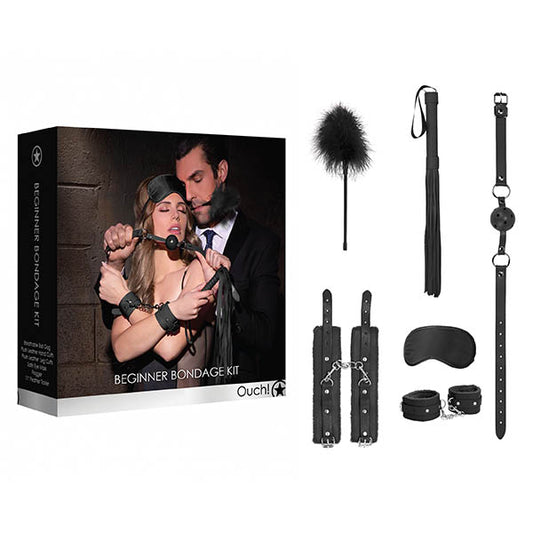 Ouch! Beginners Bondage Kit – Black