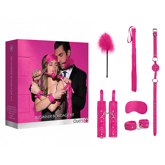 Ouch! Beginners Bondage Kit – Pink