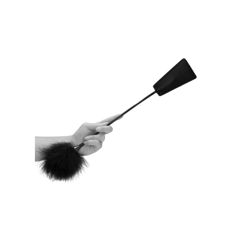 OUCH! & White Crop with Feather Tickler