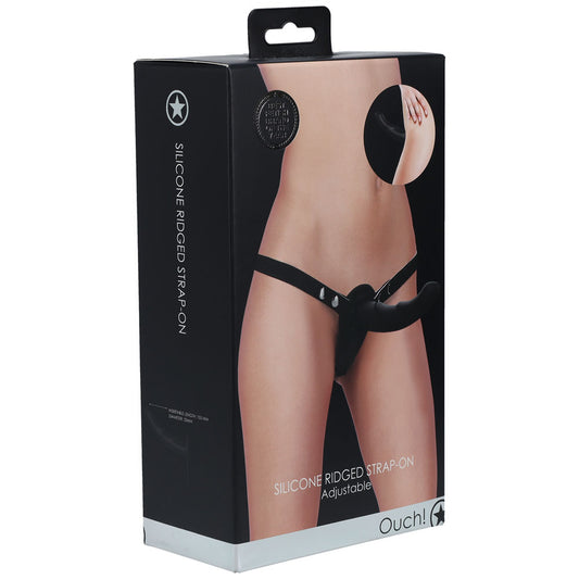 OUCH! Silicone Ridged Strap-On
