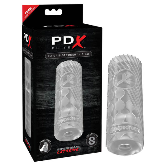 PDX Elite EZ Grip Stroker – Clear