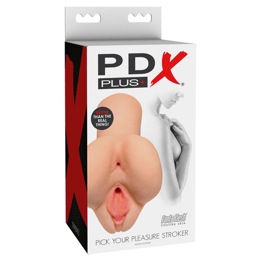 PDX PLUS Pick Your Pleasure Stroker – Flesh