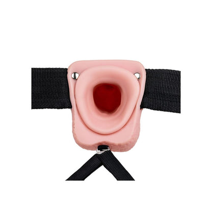 REALROCK Hollow Strapon with Balls - 23 cm – Flesh
