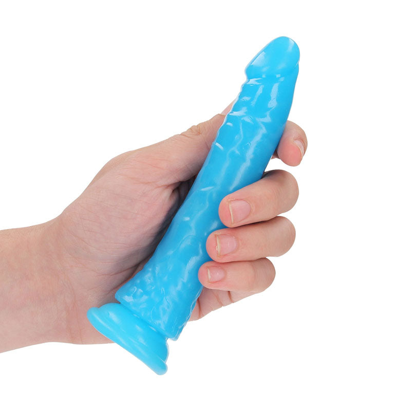 REALROCK 15.5 cm Slim Glow in the Dark Neon – Blue