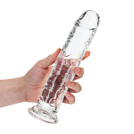REALROCK 25 cm Straight Dildo – Clear