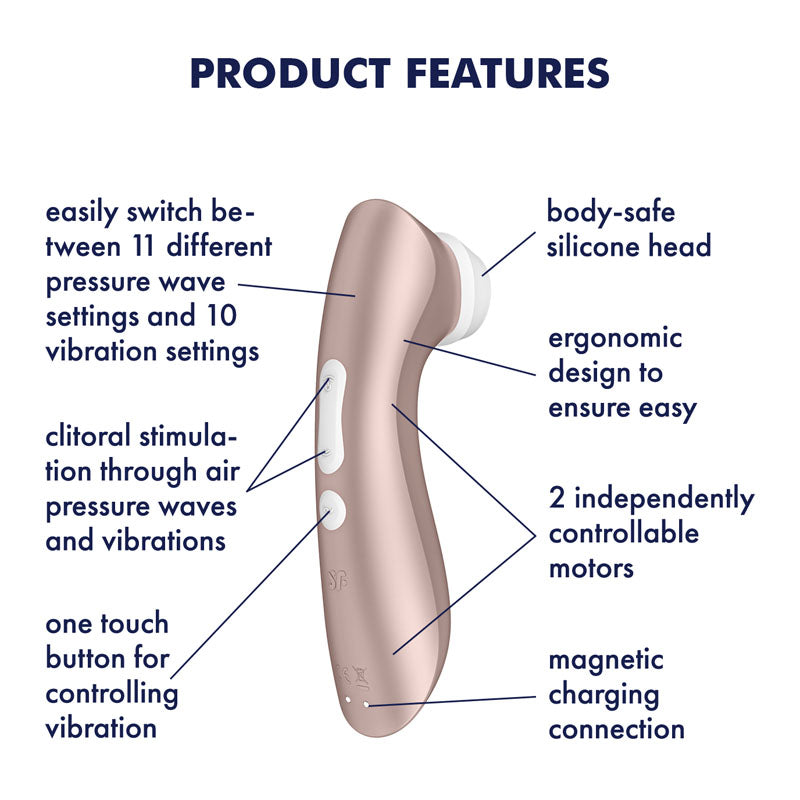 Satisfyer Pro 2+ – Rose Gold