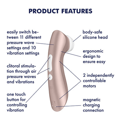 Satisfyer Pro 2+ – Rose Gold