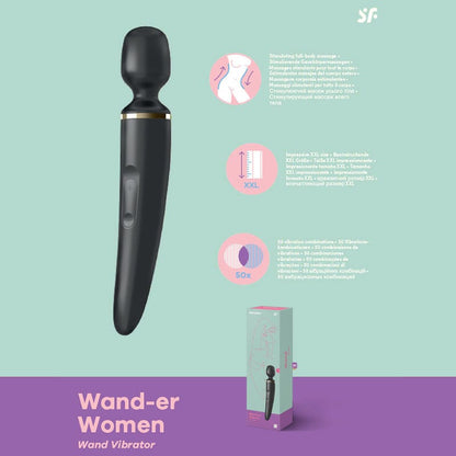Satisfyer Wand-er Woman – Black