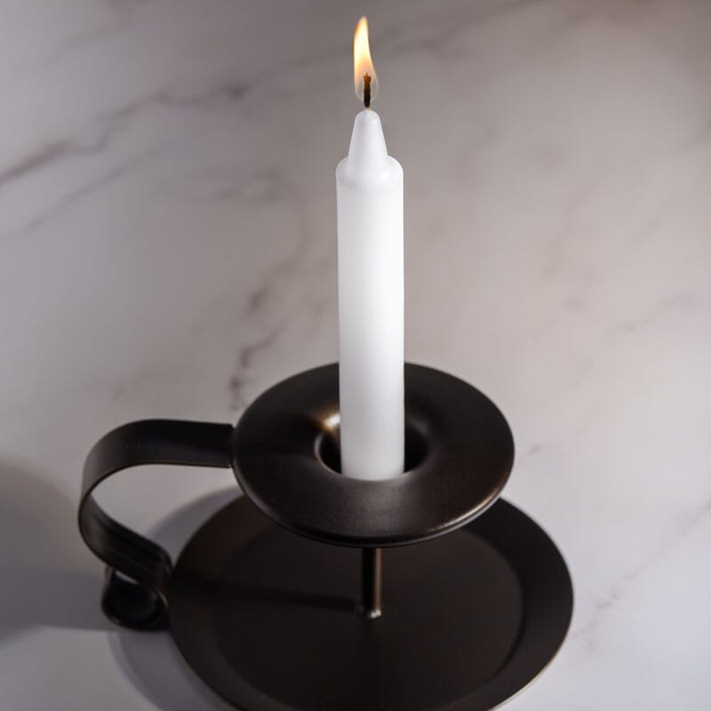 LaCire Drip Pillar Candles – White