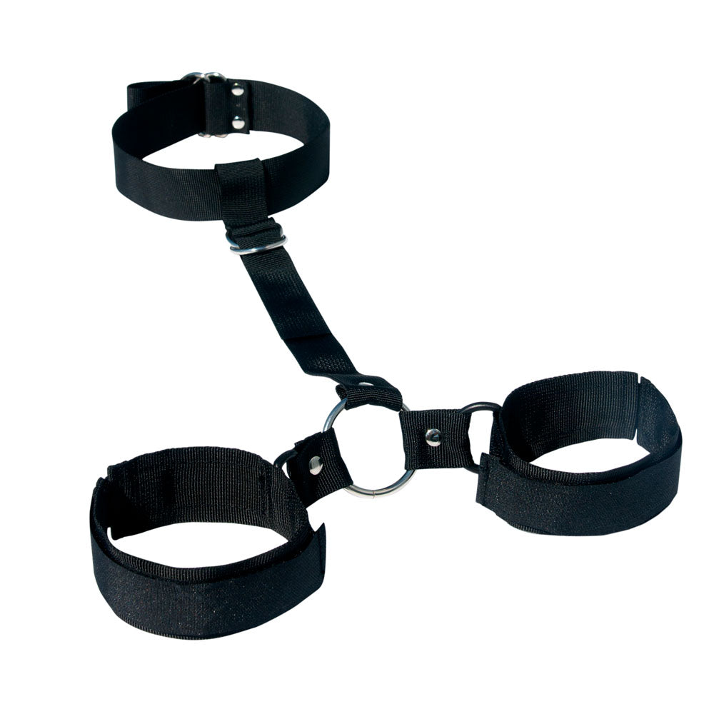 Sex & Mischief Shadow Neck and Wrist Restraint